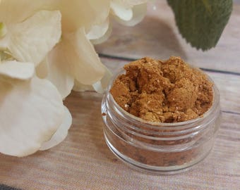 Caramel Eyeshadow - Brown Mineral Eyeshadow - Natural Makeup - Mineral Makeup - Organic Cosmetics - Natural Eyeshadow - Layering Makeup