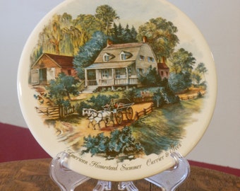Currier & Ives. American Homestead Summer Trivet