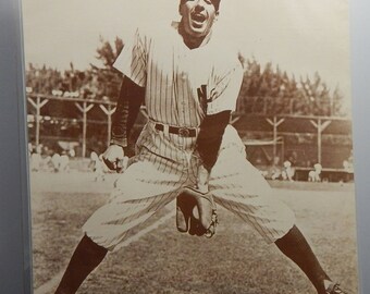 Baseball Sepia Prints 14"x11" Rizzuto Robinson Mantle Boudreau Jackson Howser Canseco Minoso- Many Other Classic Baseball Player Photos!