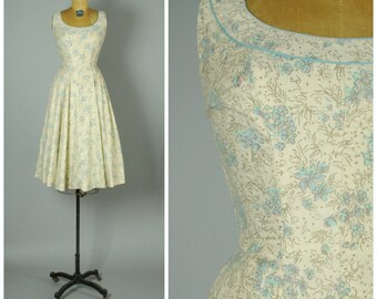 Orgeval dress • 1950s cotton sun dress