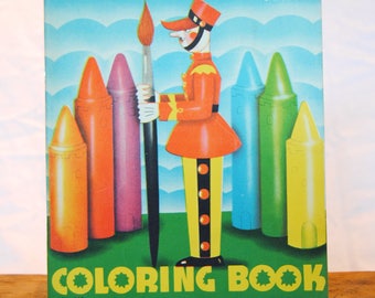 Vintage Child's Coloring Book