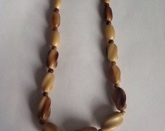 Vintage antique horn necklace