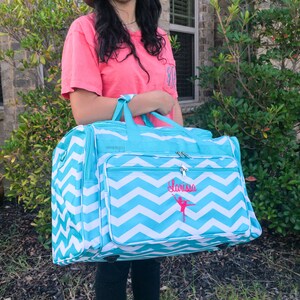 Dance Bag, Personalized Dance Bags, Gifts for Dancer, Dance Duffle Bag, Ballerina Bag, Personalized Girl Dance Bag, Purple Duffle Bag