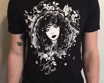 Kate Bush Hand Screen-Printed T-shirt