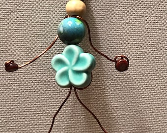 Springtime Bead buddy charm