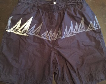 Nautica Swim Trunks Vintage 90s