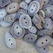 Mixed Extra Small to Medium Deer Antler Buttons - Lot of 25 Pieces