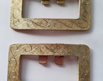 Vintage Bluette Made in France Shoe Clips