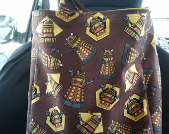 Retro Dalek car tidy pouch / car seat organiser