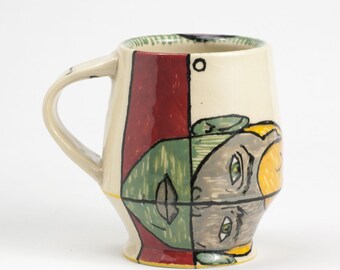 Coffee Mug, 12 oz, handthrown ceramic mug, handmade pottery mug, unique coffee mug, ceramic handmade mug, coffee mug pottery, pottery mug