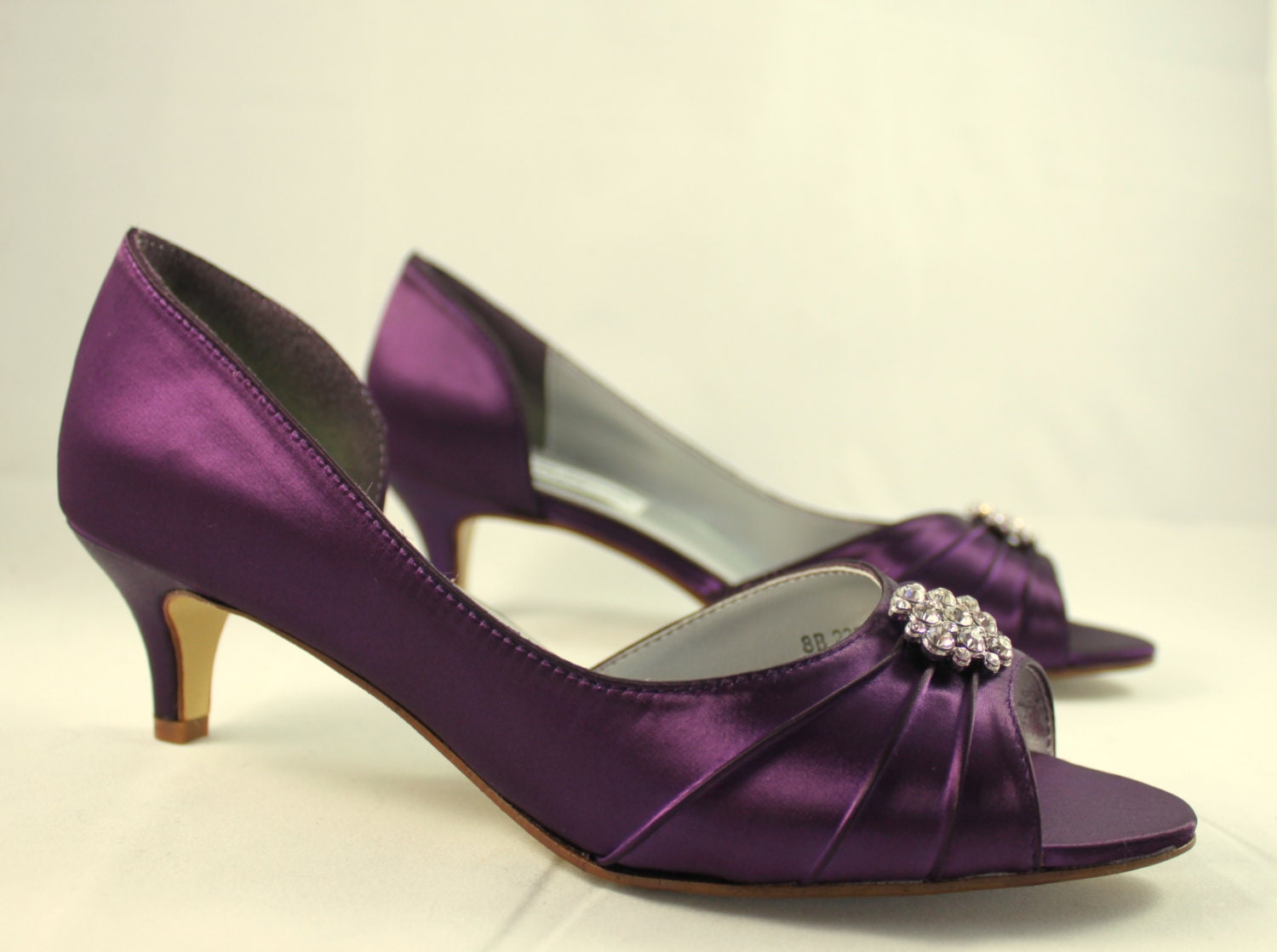 wedding shoes in purple