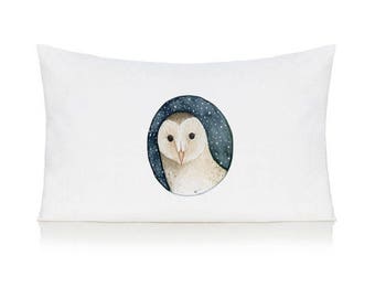 Owl pillow case, cushion, bedding, pillow cover