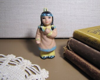 Ceramic Arts - Indian Squaw Figurine - Salt Shaker