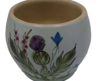 Thisleware Sugar Bowl with Cream Inner from Buchan Pottery