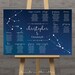 Constellation wedding table plan, celestial wedding seating chart, zodiac reception table, stars seating plan, space, night sky, DIGITAL