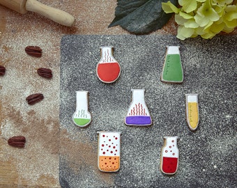 Chemistry Flasks Cookie Cutters | Cookie and Fondant Science Cutters
