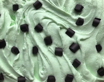 Mint Chocolate Chunk Ice Cream slime