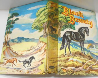 Vintage 1955 Copyright (21) Black Beauty by Anna Sewell