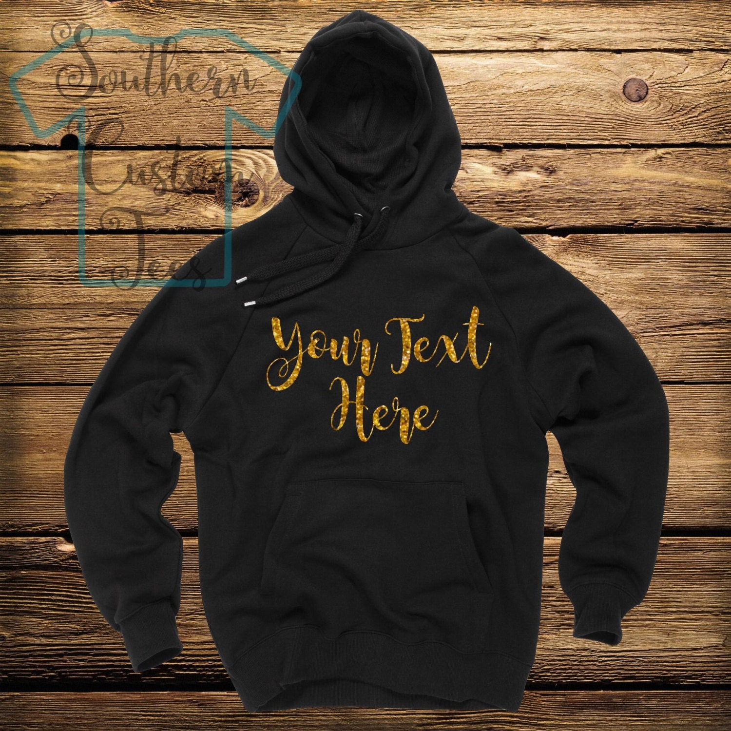 custom text sweatshirt