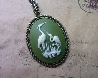 Crane-gems chain ~ bronze ~.