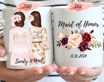 Custom Maid of Honor Mug, Will You Be My Maid of Honor Mug, Maid of Honor Proposal Mug, Maid of Honor Gift, Matron of Honor Proposal Mug