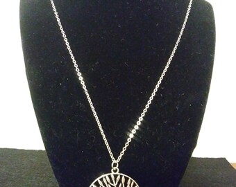 large silver tree of life necklace