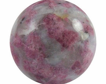 Pink tourmaline (rubellite) 30mm sphere