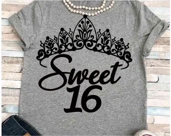 Download Sweet 16 svg | Etsy