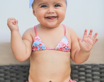 Baby Head Wrap, Baby Headwrap, Polka Dots Headband, Baby Turban, Toddler HeadWrap, Girls Headwrap Turban, Light Blue Baby Head wrap, 2244