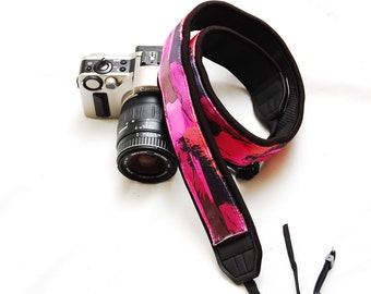 Ready to ship - DSLR camera strap -Sunset