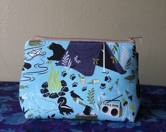 Notions Bag- Camping/Woodsy Theme