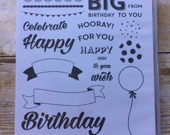Birthday Brights photopolymer stamp set from Stampin'Up!