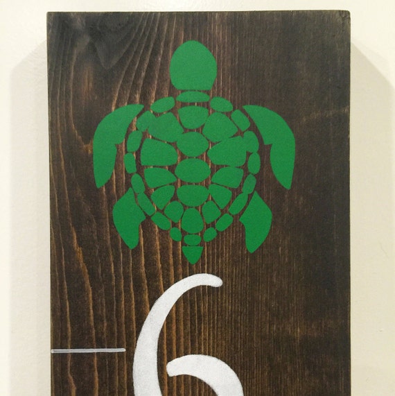 Turtle Growth Chart Playroom Decor Customizable Growth