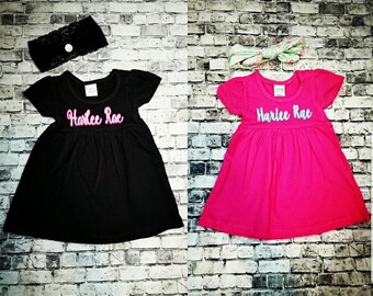 Baby Girl Custom Name Dresses