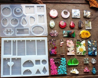 pendant molds,Perforated mold,UV resin mold,many shapes pendant Silicone molds,earrings molds,necklace molds,diamond molds,circle MD0002GHFS