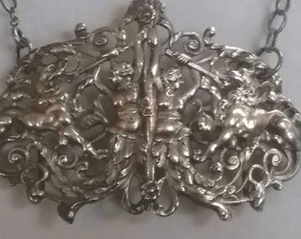 Victorian Statement Necklace, Repurposed Jewelry