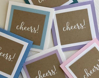 Gift Enclosure Cards, Gift Tags, Cheers