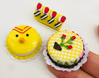 Miniature Cake,Miniature Bakery,Miniature Sweet,Dollhouse cake,Dolls and miniature