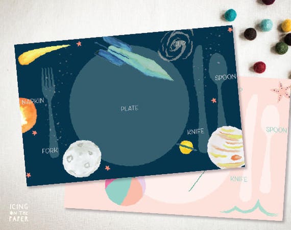 Printable Placemats for Kids