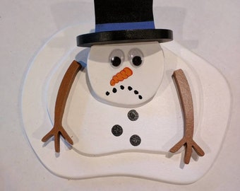 Mini Melting Snowman (READY TO SHIP)