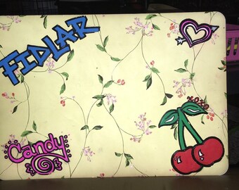 Custom Painted Laptop Cover