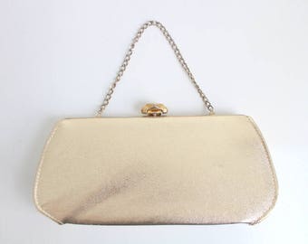 Gold Purse, Evening Purse, Gold Evening Purse, Gold Clutch, Clutch Purse, Gold Clutch Purse, Vintage Purse, Wedding Purse, Bridal Purse