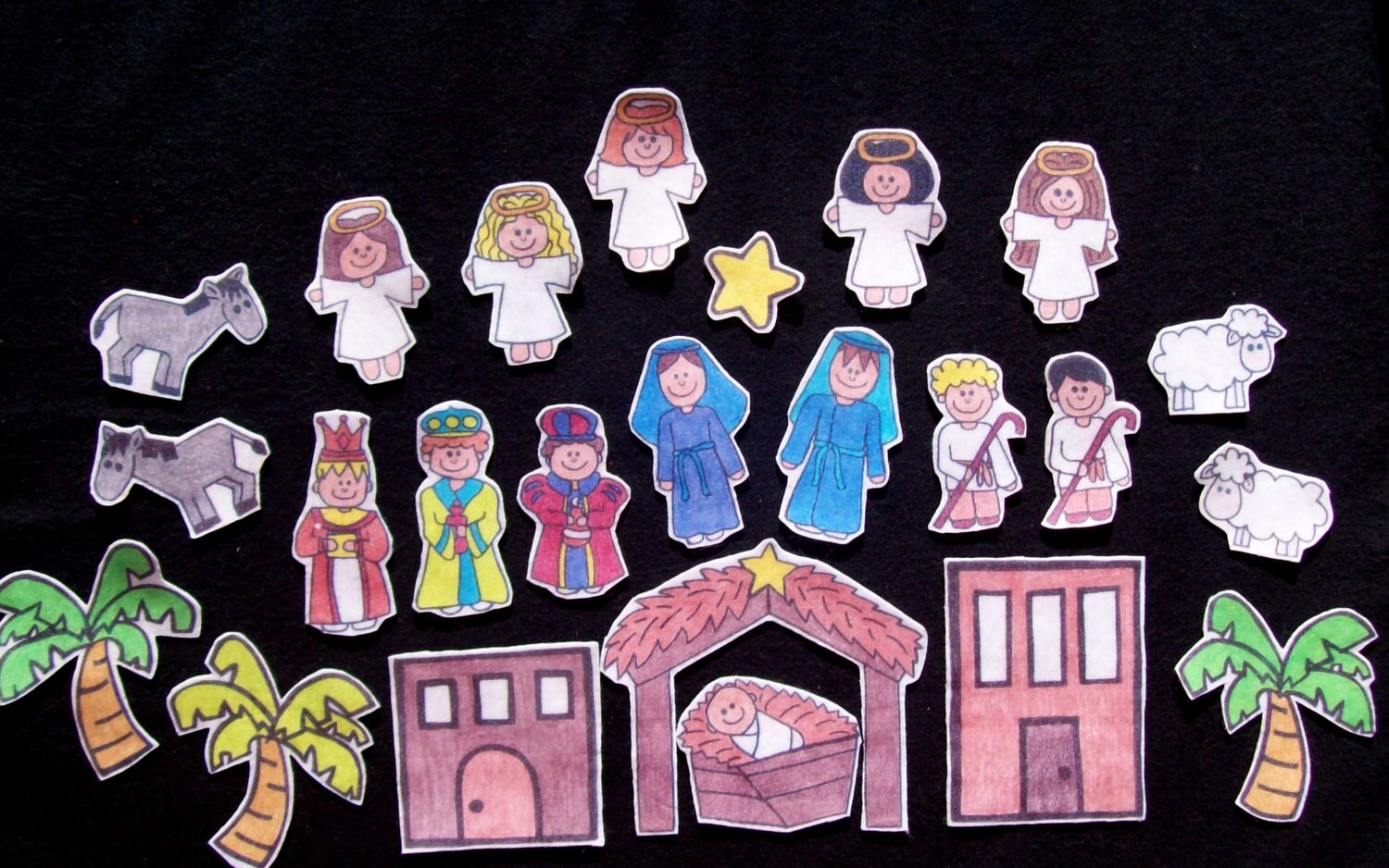 Nativity Felt Board Felt Board Flannel Board Felt Set