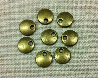 30 round bronze metal T22 sequins