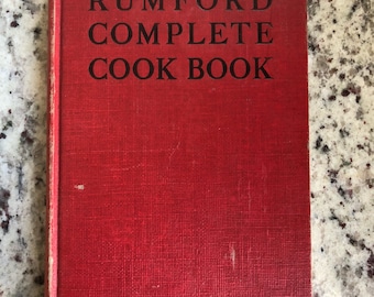 Rumford Complete Cookbook the 1948 Edition 43 a great item for a chef, cook, or collector in bound format a lovely retro piece includes ads