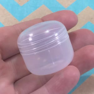 50 BUBBLE LIP BALM Containers, Fill With Lip Balm, Cuticle Butter, Product Samples, Sparkle Gel, Holds 10 grams or 1/3 oz