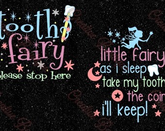 Tooth Fairy please stop here as I sleep take my teeth SVG Cutting File Cricut Silhouette pillow sign teeth wand moon stars night goodnight