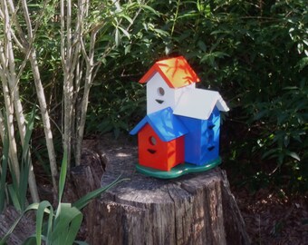 Birdhouse Condo - choice of colors!