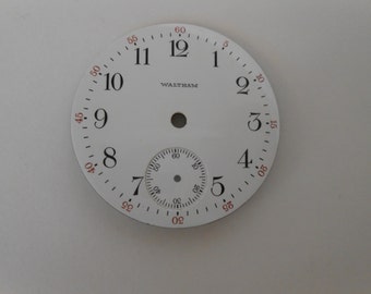 Waltham Pocket Watch Porcelain Dial Original 45MM(18) Like new