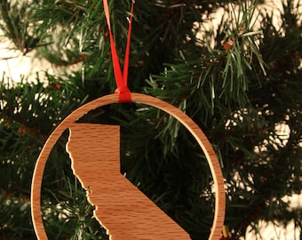 California Christmas Ornament